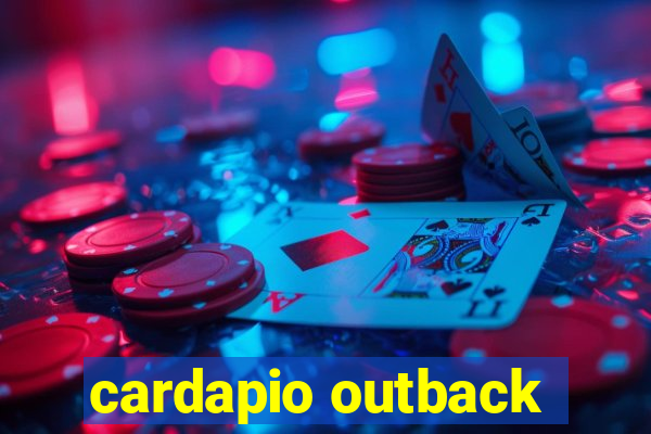 cardapio outback